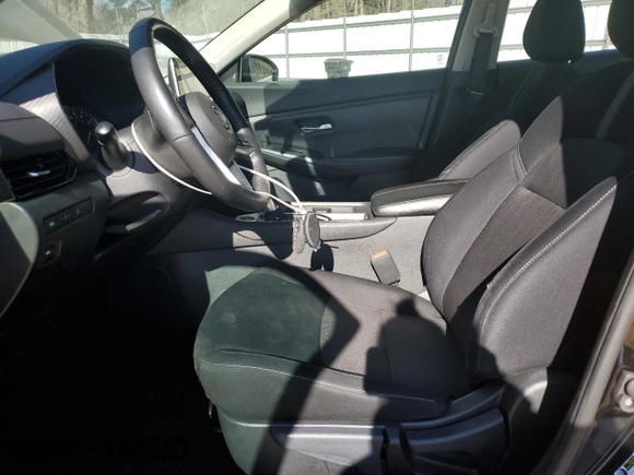 2022 Nissan Sentra SV with VIN 3N1AB8CV7NY316306, listed as a Copart auction lot 47301205 with 52,171 mi miles and Salvage Title. Bid and sale history available at carsss.com. Image 7.