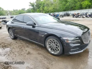2021 Genesis G80 2.5T with VIN KMTGB4SC5MU045653, listed as a Copart auction lot 47440403 with 35,961 mi miles and . Bid and sale history available at carsss.com. Image 4.