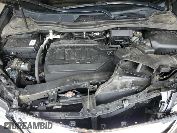 2014 Acura MDX Technology with VIN 5FRYD4H48EB035575, listed as a Copart auction lot 55239285 with 167,120 mi miles and Salvage title. Bid and sale history available at DreamBid. Image 12.