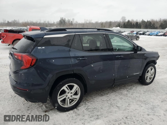 2018 GMC Terrain SLE with VIN 3GKALTEXXJL123185, listed as a Copart auction lot 45950595 with 120,635 mi miles and Salvage Title. Bid and sale history available at carsss.com. Image 3.