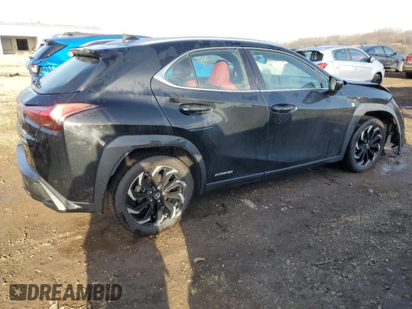 2021 Lexus UX 250h F Sport z VIN JTHR9JBH7M2041966, wystawiony jako Copart lot #49677335 z przebiegiem 27 880 mil mil oraz Szkoda całkowita • Salvage title. Historia ofert i sprzedaży dostępna na DreamBid. Obrazek 3.
