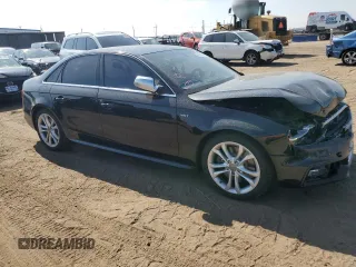 2013 Audi S4 Premium Plus with VIN WAUDGAFLXDA174594, listed as a Copart auction lot 66819844 with 82,582 mi miles and Salvage Title. Bid and sale history available at carsss.com. Image 4.