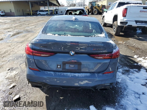 2021 BMW 2 Series M235i xDrive with VIN WBA13AL08M7H39806, listed as a Copart auction lot 44625043 with 23,037 mi miles. Bid and sale history available at carsss.com. Image 6.