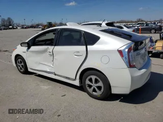2012 Toyota Prius One with VIN JTDKN3DU9C5455557, listed as a Copart auction lot 50613885 with 131,870 mi miles and Salvage Title. Bid and sale history available at carsss.com. Image 2.