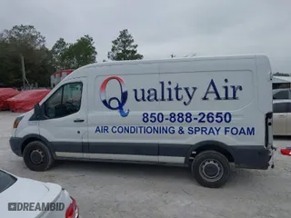 2015 Ford Transit Cargo Van with VIN 1FTNR2CM5FKA90345, listed as a IAAI auction lot 41533072 with 158,309 mi miles. Bid and sale history available at carsss.com. Image 15.