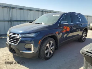 2023 Chevrolet Traverse LT z VIN 1GNEVHKW6PJ217961, wystawiony jako Copart lot #48480835 z przebiegiem 27 322 mil mil oraz Szkoda całkowita • Salvage title. Historia ofert i sprzedaży dostępna na DreamBid. Obrazek 1.