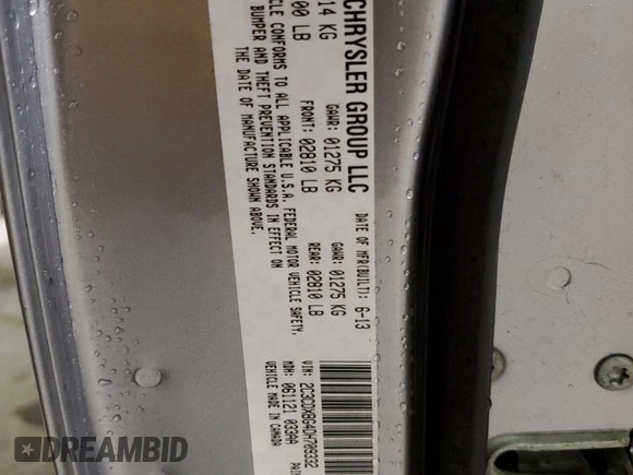 2013 Dodge Charger SE with VIN 2C3CDXBG4DH709332, listed as a Copart auction lot 48752605 with 135,287 mi miles and Salvage Title. Bid and sale history available at carsss.com. Image 12.
