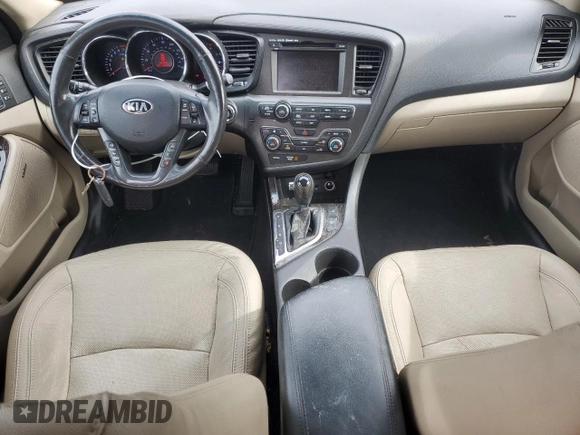 2013 Kia Optima EX with VIN 5XXGN4A75DG226784, listed as a Copart auction lot 47056785 with 118,848 mi miles and Salvage Title. Bid and sale history available at carsss.com. Image 8.