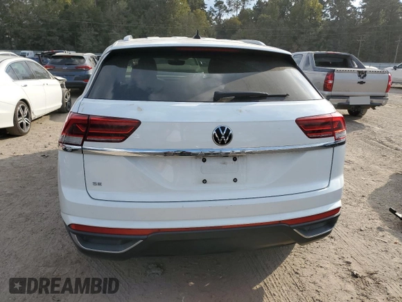 2020 Volkswagen Atlas SE with VIN 1V23C2CA8LC227989, listed as a Copart auction lot 78435574 with 122,537 mi miles and Salvage title. Bid and sale history available at DreamBid. Image 6.