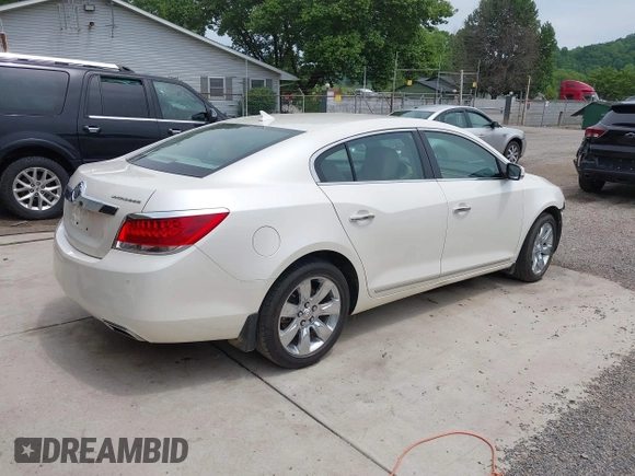 2013 Buick LaCrosse Leather with VIN 1G4GC5E35DF329300, listed as a IAAI auction lot 42313323 with 108,322 mi miles and . Bid and sale history available at DreamBid. Image 4.