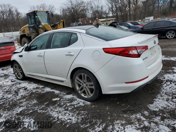 2013 Kia Optima SX with VIN 5XXGR4A63DG144869, listed as a Copart auction lot 86374924 with 187,064 mi miles and Salvage Title. Bid and sale history available at DreamBid. Image 2.