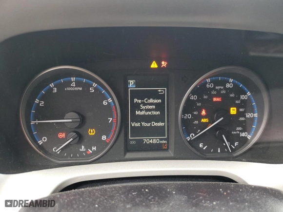 2017 Toyota RAV4 LE with VIN 2T3BFREV4HW656340, listed as a Copart auction lot 47730805 with 70,480 mi miles and Salvage Title. Bid and sale history available at carsss.com. Image 9.