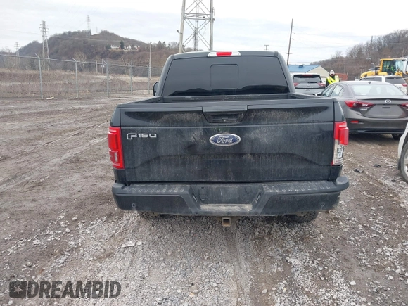 2015 Ford F-150 XLT with VIN 1FTEW1EG1FFA02233, listed as a IAAI auction lot 41497430 with 75,355 mi miles. Bid and sale history available at carsss.com. Image 16.