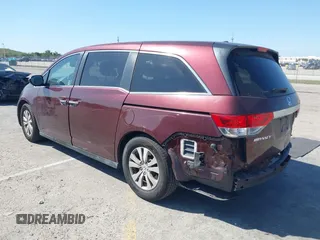2016 Honda Odyssey EX-L with VIN 5FNRL5H66GB103391, listed as a IAAI auction lot 41824067 with 68,672 mi miles and . Bid and sale history available at DreamBid. Image 3.