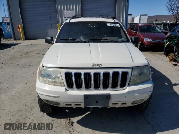 2001 Jeep Grand Cherokee Limited with VIN 1J4GW58N71C617996, listed as a Copart auction lot 49782895 with 89,896 mi miles and Salvage Title. Bid and sale history available at carsss.com. Image 5.