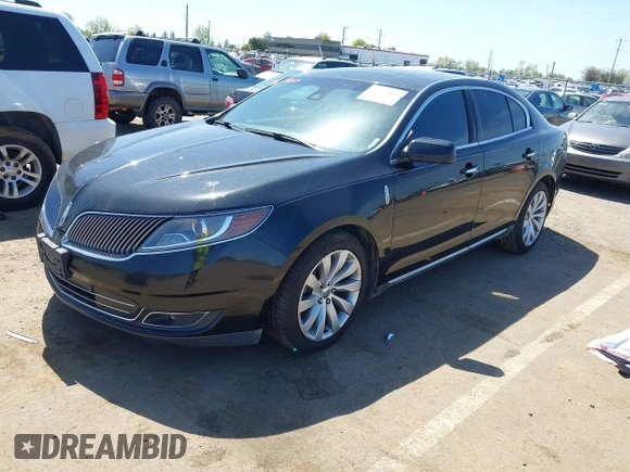 2014 Lincoln MKS with VIN 1LNHL9DK0EG600330, listed as a IAAI auction lot 41953968 with 228,668 mi miles. Bid and sale history available at carsss.com. Image 2.