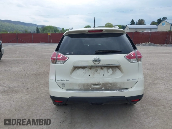 2016 Nissan Rogue SL with VIN 5N1AT2MV6GC844741, listed as a IAAI auction lot 42124853 with 176,617 mi miles and . Bid and sale history available at DreamBid. Image 17.