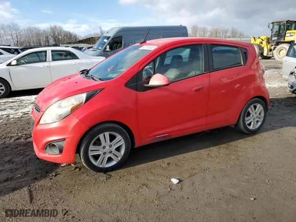 2013 Chevrolet Spark LS with VIN KL8CA6S98DC539293, listed as a Copart auction lot 43791855 with 63,611 mi miles and Salvage Title. Bid and sale history available at carsss.com. Image 1.