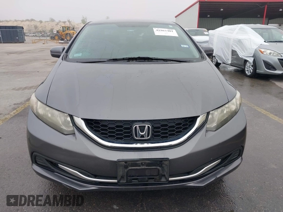 2015 Honda Civic LX with VIN 19XFB2F55FE097408, listed as a IAAI auction lot 41962401 with 124,257 mi miles. Bid and sale history available at carsss.com. Image 13.