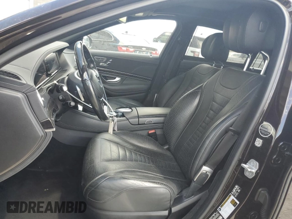 2017 Mercedes-Benz S 550 with VIN WDDUG8FB9HA322605, listed as a Copart auction lot 50385435 with 72,715 mi miles and Salvage Title. Bid and sale history available at carsss.com. Image 7.