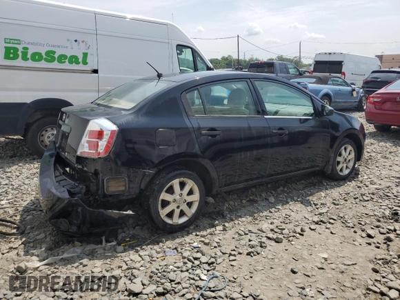 2008 Nissan Sentra S with VIN 3N1AB61E18L699314, listed as a Copart auction lot 62809975 with 193,039 mi miles and Salvage title. Bid and sale history available at DreamBid. Image 3.