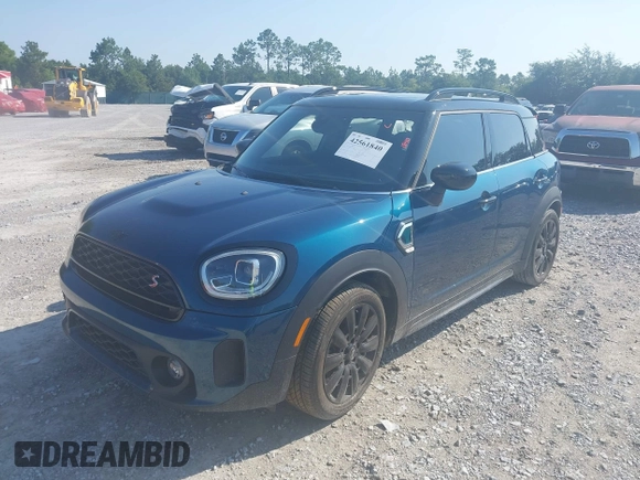 2022 MINI Countryman Cooper S with VIN WMZ53BR02N3N36112, listed as a IAAI auction lot 42561840 with 60,479 mi miles and . Bid and sale history available at DreamBid. Image 2.