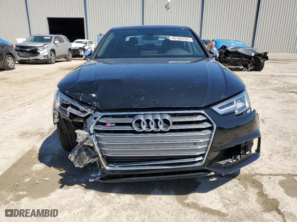 2018 Audi S4 Premium Plus with VIN WAUB4AF43JA074678, listed as a Copart auction lot 45165793 with 29,151 mi miles. Bid and sale history available at carsss.com. Image 5.
