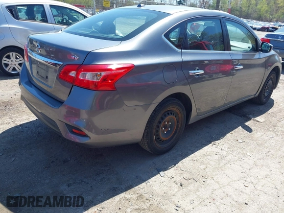 2016 Nissan Sentra S with VIN 3N1AB7AP8GL647670, listed as a IAAI auction lot 42141355 with 257,526 mi miles. Bid and sale history available at carsss.com. Image 4.