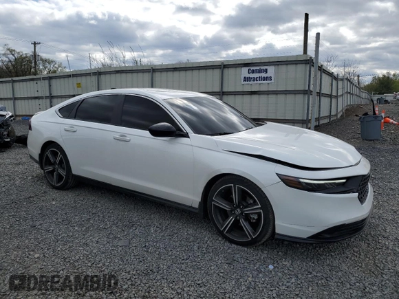 2023 Honda Accord Sport with VIN 1HGCY2F59PA046260, listed as a Copart auction lot 53189025 with 30,266 mi miles and Salvage title. Bid and sale history available at DreamBid. Image 4.