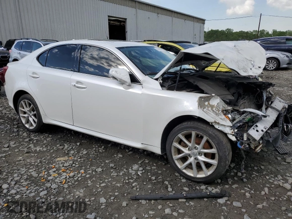 2012 Lexus IS 250 with VIN JTHCF5C29C5056935, listed as a Copart auction lot 55427425 with Not Provided miles and Clean Title. Bid and sale history available at DreamBid. Image 4.