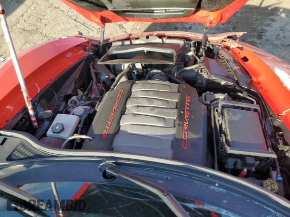 2019 Chevrolet Corvette 1LT with VIN 1G1YB2D74K5109933, listed as a Copart auction lot 56147745 with 21,625 mi miles and Salvage title. Bid and sale history available at DreamBid. Image 11.