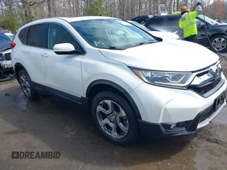 2019 Honda CR-V EX with VIN JHLRW2H50KX010056, listed as a IAAI auction lot 41782384 with 84,143 mi miles. Bid and sale history available at carsss.com. Image 1.