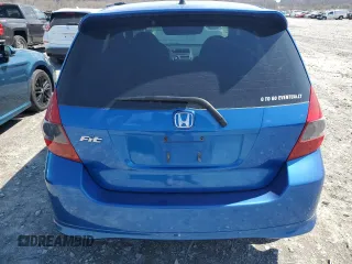 2007 Honda Fit Sport with VIN JHMGD37687S048728, listed as a Copart auction lot 50455905 with 118,340 mi miles and Salvage Title. Bid and sale history available at carsss.com. Image 6.