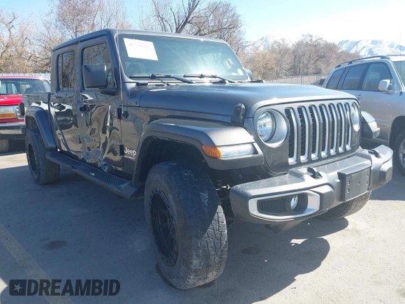 2021 Jeep Gladiator Overland z VIN 1C6HJTFG3ML588042, wystawiony jako IAAI lot #41730427 z przebiegiem 22 344 mil mil oraz . Historia ofert i sprzedaży dostępna na DreamBid. Obrazek 1.