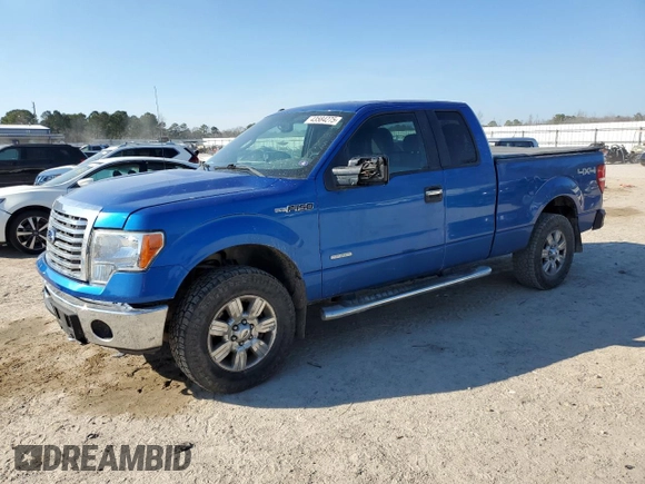 2012 Ford F-150 XL with VIN 1FTFX1ET5CFB49911, listed as a Copart auction lot 43584275 with 73,118 mi miles and Salvage Title. Bid and sale history available at carsss.com. Image 1.