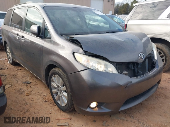 2013 Toyota Sienna XLE with VIN 5TDDK3DC6DS054942, listed as a IAAI auction lot 41172005 with 202,675 mi miles and . Bid and sale history available at DreamBid. Image 1.