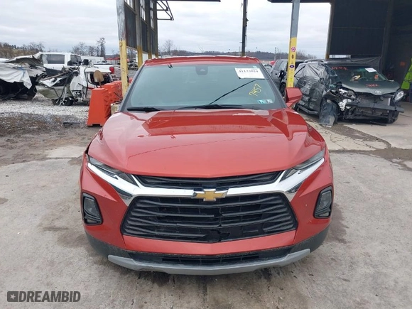 2021 Chevrolet Blazer LT with VIN 3GNKBHR4XMS567457, listed as a IAAI auction lot 41133024 with 48,422 mi miles. Bid and sale history available at carsss.com. Image 12.