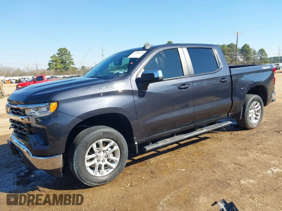 2024 Chevrolet Silverado 1500 LT with VIN 1GCPDKEK1RZ112047, listed as a IAAI auction lot 41686968 with 23,461 mi miles and . Bid and sale history available at DreamBid. Image 2.