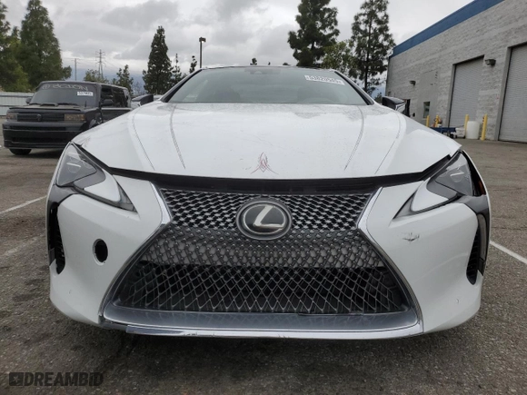 2018 Lexus LC with VIN JTHHP5AY4JA001016, listed as a Copart auction lot 53820545 with 0 mi miles and Salvage Title. Bid and sale history available at carsss.com. Image 5.
