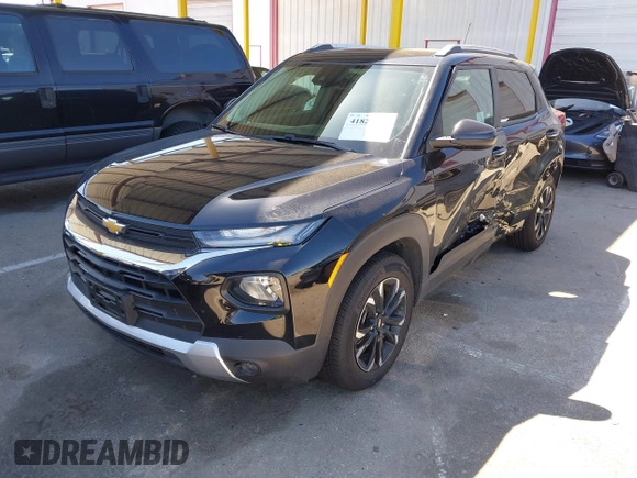 2022 Chevrolet TrailBlazer LT with VIN KL79MPSL3NB101554, listed as a IAAI auction lot 41827073 with 34,146 mi miles and . Bid and sale history available at DreamBid. Image 2.