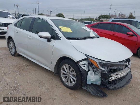 2024 Toyota Corolla Hybrid LE with VIN JTDBCMFE4R3045299, listed as a IAAI auction lot 41283042 with 13,649 mi miles. Bid and sale history available at carsss.com. Image 1.