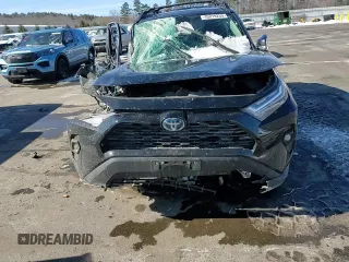 2023 Toyota RAV4 Hybrid XLE with VIN 2T3UWRFV0PW164877, listed as a Copart auction lot 45019255 with 0 mi miles and Salvage Title. Bid and sale history available at carsss.com. Image 12.