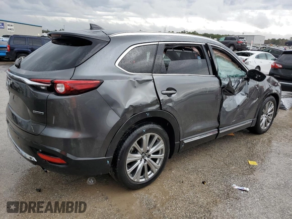 2021 Mazda CX-9 Signature with VIN JM3TCBEY4M0539149, listed as a Copart auction lot 39943894 with 43,463 mi miles and Non Repairable. Bid and sale history available at carsss.com. Image 3.