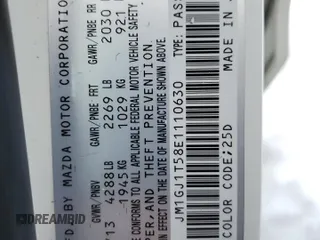 2014 Mazda Mazda6 i Touring with VIN JM1GJ1T58E1110630, listed as a Copart auction lot 43650175 with 203,425 mi miles and Salvage Title. Bid and sale history available at carsss.com. Image 12.