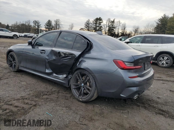 2022 BMW 3 Series 330i xDrive z VIN 3MW5R7J01N8C77673, wystawiony jako Copart lot #43196945 z przebiegiem 39 517 mil mil oraz Szkoda całkowita • Salvage title. Historia ofert i sprzedaży dostępna na DreamBid. Obrazek 2.