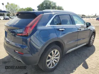 2019 Cadillac XT4 FWD Premium Luxury with VIN 1GYFZCR42KF104457, listed as a Copart auction lot 52783485 with 57,572 mi miles and Salvage title. Bid and sale history available at DreamBid. Image 3.