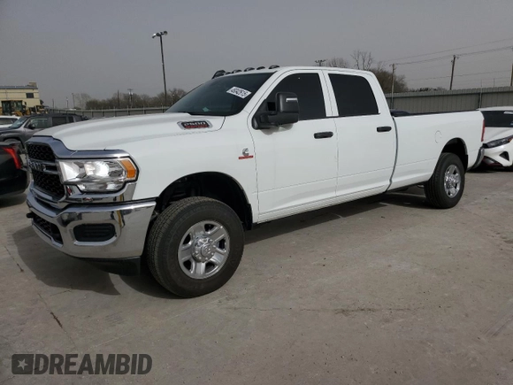2024 Ram 2500 Tradesman with VIN 3C6UR5HL8RG395452, listed as a Copart auction lot 49342615 with 3,064 mi miles and Salvage title. Bid and sale history available at DreamBid. Image 1.