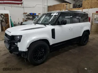 2024 Land Rover Defender X-Dynamic SE with VIN SALE27EU1R2245291, listed as a Copart auction lot 43078585 with 21,667 mi miles and Salvage Title. Bid and sale history available at carsss.com. Image 1.
