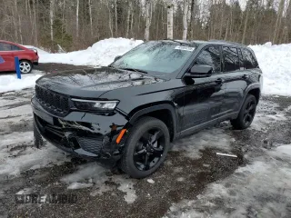 2024 Jeep Grand Cherokee Laredo X with VIN 1C4RJHAG2RC250351, listed as a Copart auction lot 45589205 with 1,177 mi miles and Salvage Title. Bid and sale history available at carsss.com. Image 1.