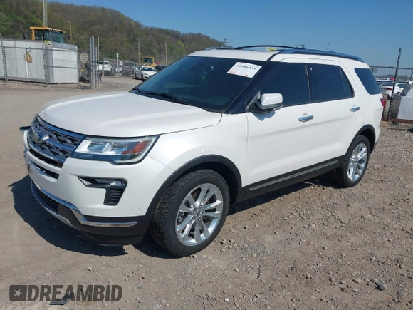 2018 Ford Explorer Limited with VIN 1FM5K8F85JGC25918, listed as a IAAI auction lot 42086339 with 88,411 mi miles and . Bid and sale history available at carsss.com. Image 2.